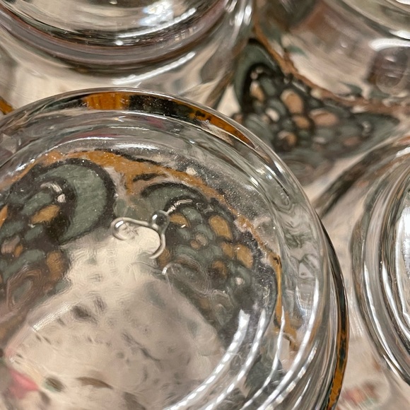 Vintage Libbey Owl/Juice/Tea Glasses/Retro Stain Glass - Picture 3 of 5